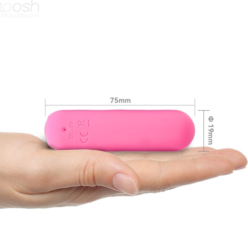ARMONY - SPLASH JOIE VIBRATEUR BULLET TÉLÉLÉCOMMANDE EN SILICONE 10 VIBRATIONS 75 X 19 CM ROSE