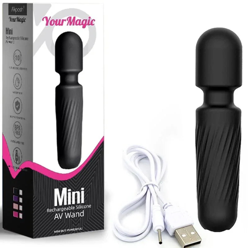 Armony – Your Magic Masseur & Vibrateur Rechargeable 10 Vibrations Noir