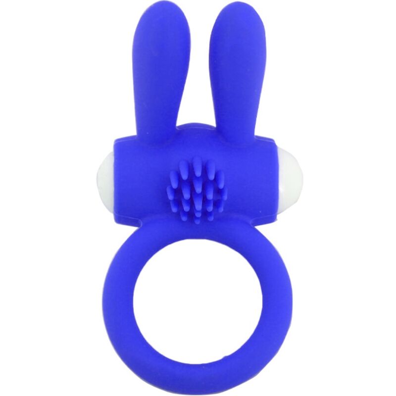 ARMONY - ANILLO VIBRADOR DE SILICONA AZUL MR BUNNY