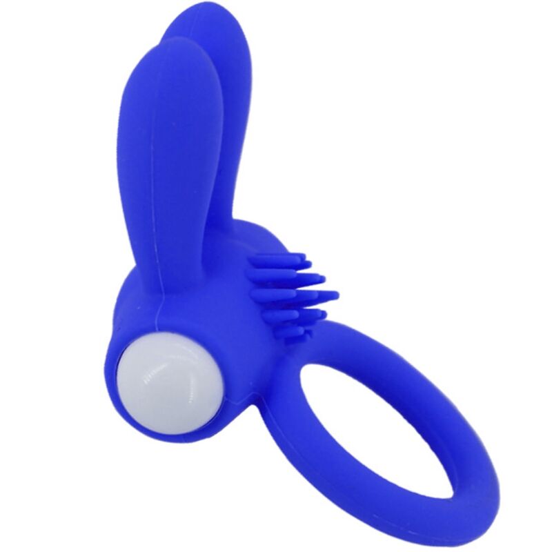 ARMONY - ANILLO VIBRADOR DE SILICONA AZUL MR BUNNY