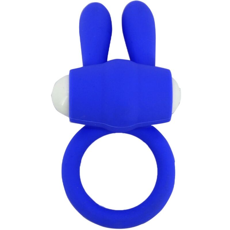 ARMONY - ANILLO VIBRADOR DE SILICONA AZUL MR BUNNY