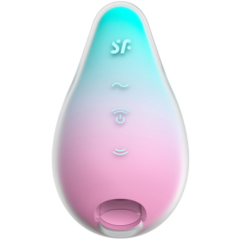 SATISFYER - ESTIMULADOR Y VIBRADOR MERMAID VIBES MENTA Y ROSA