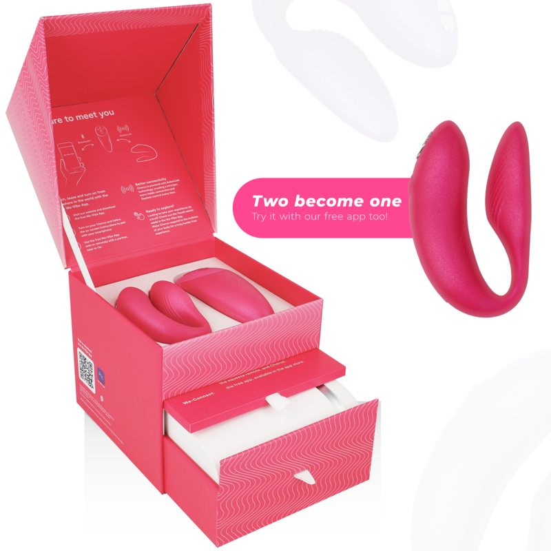 WE-VIBE - VIBRADOR CHORUS PARA PAREJAS CON CONTROL DE APRECIÓN ROSA