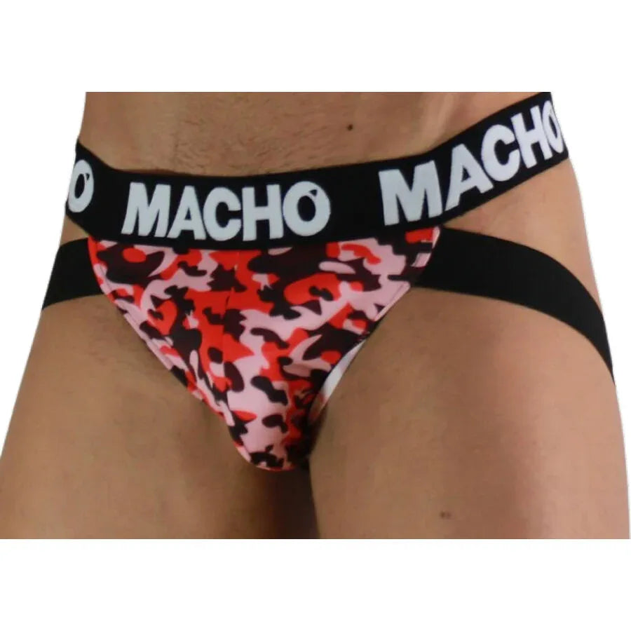 Macho Mx28mr Jock Militaire Rouge L