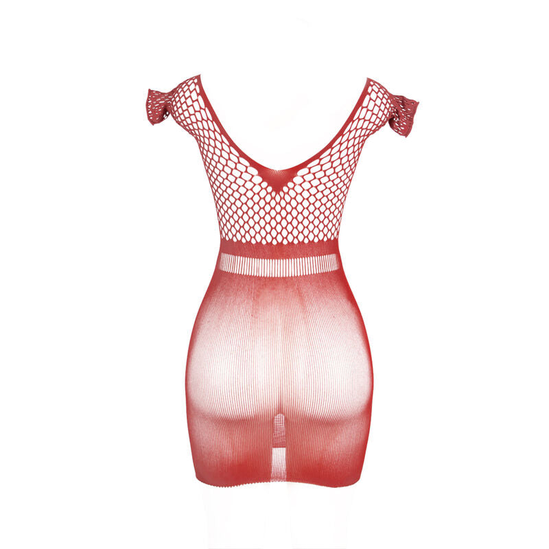 SUBBLIME - 951924 VESTIDO CORTO DE CROCHET ROJO TALLA ÚNICA