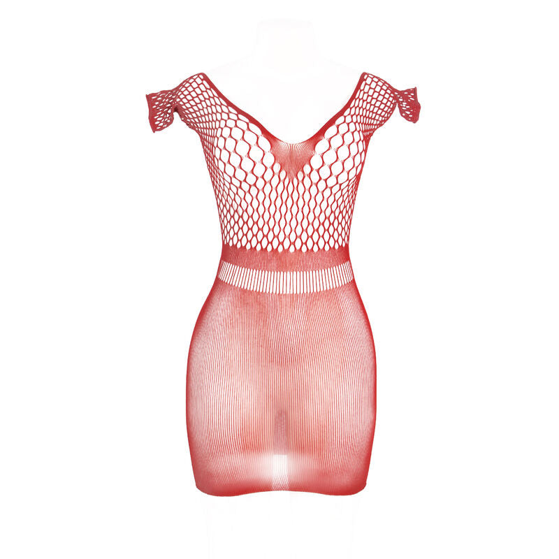 SUBBLIME - 951924 VESTIDO CORTO DE CROCHET ROJO TALLA ÚNICA