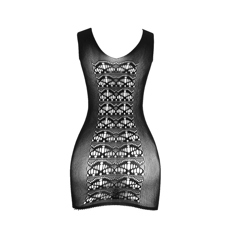 SUBBLIME - 952167 VESTIDO CORTO DE MALLA ELÁSTICA NEGRO TALLA ÚNICA
