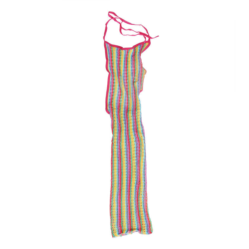 SUBBLIME - 952341 VESTIDO DE MALLA ARCOÍRIS TALLA ÚNICA