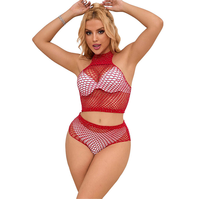 SUBBLIME - 952402 CONJUNTO DE RED DE DIAMANTE ROSA TALLA ÚNICA