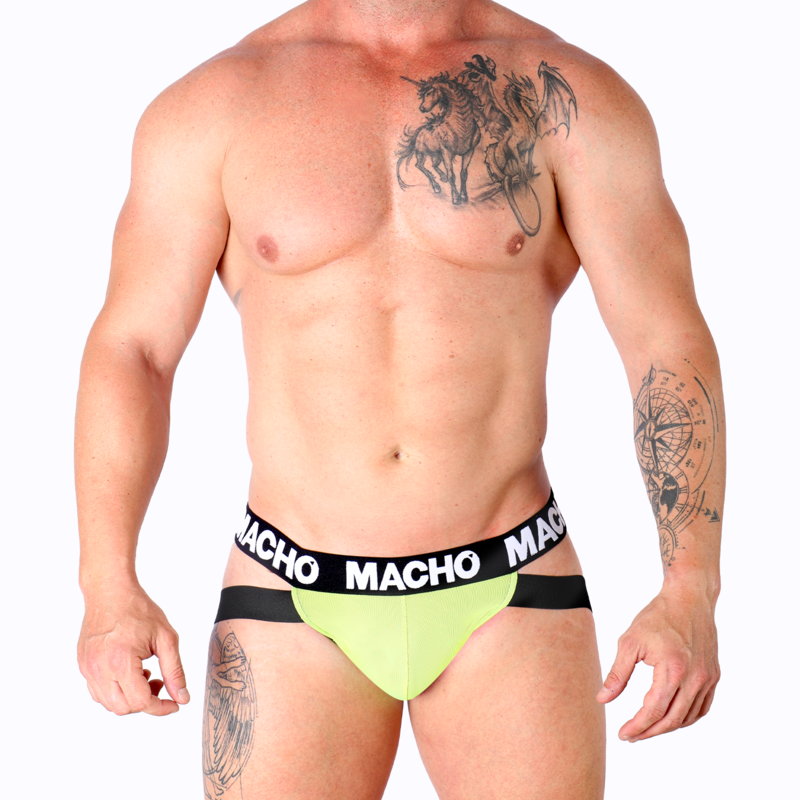 MACHO - MX28FR SUSPENSORIO ROSA FLUOR XL