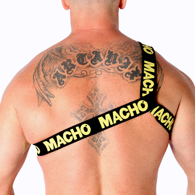 MALE - YELLOW ROMAN HARNESS S/M
