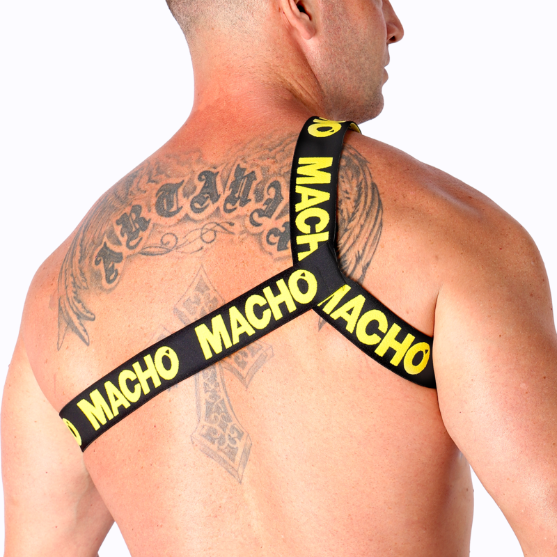 MALE - YELLOW ROMAN HARNESS S/M