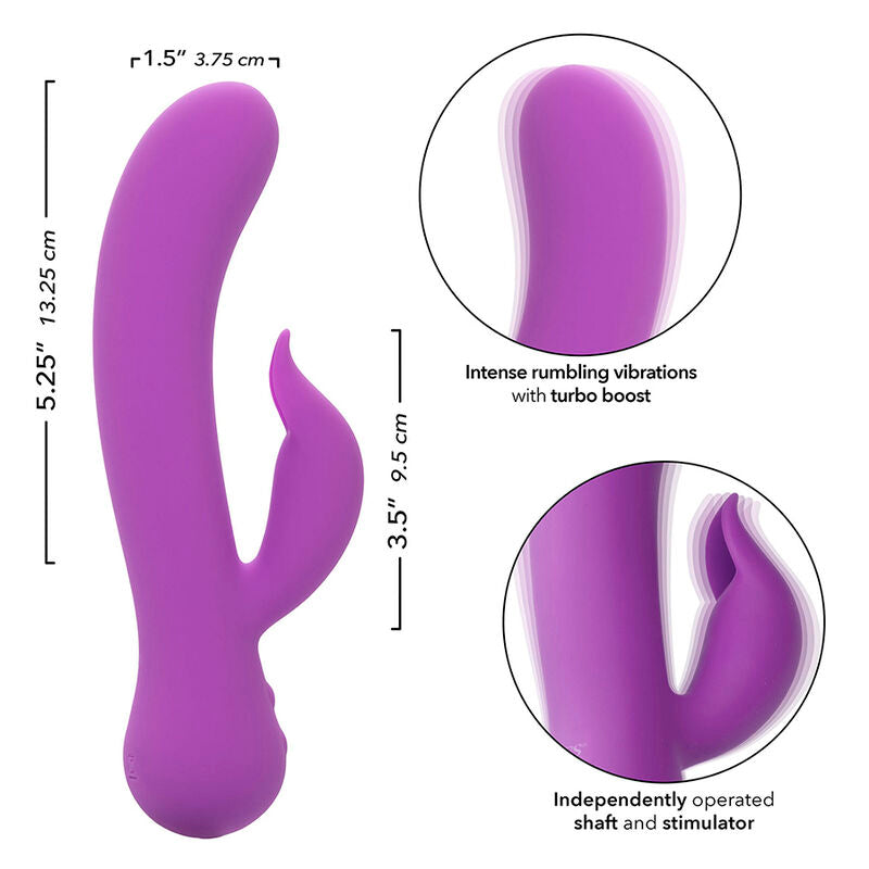 CALEXOTICS - VIBRADOR DE PLACER RECARGABLE POR PRIMERA VEZ MORADO