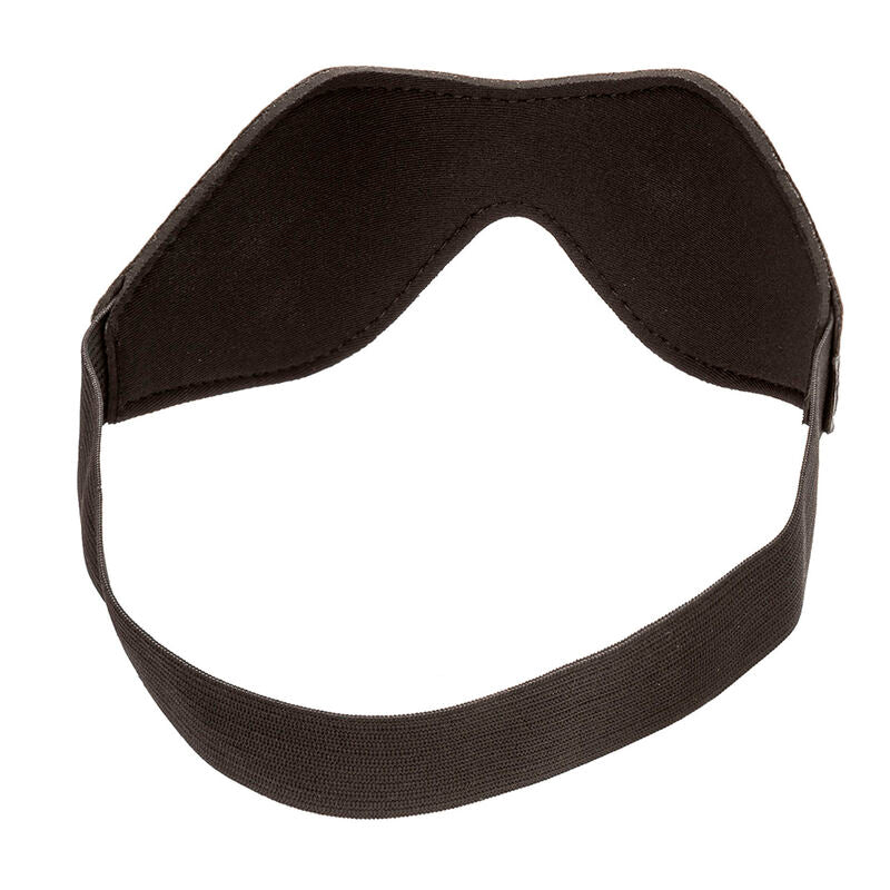 CALEXOTICS - ANTIFAZ NOCTURNO DE CUERO DE PVC NEGRO