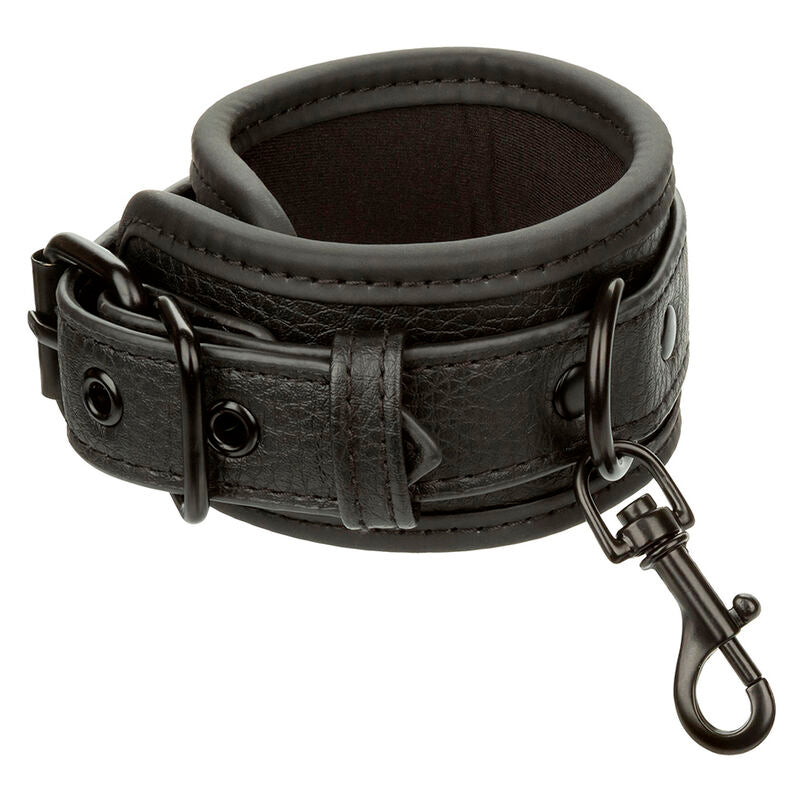 CALEXOTICS - NOCTURNAL POIGNETS IN CUIR RÉGLABLES NOIRS