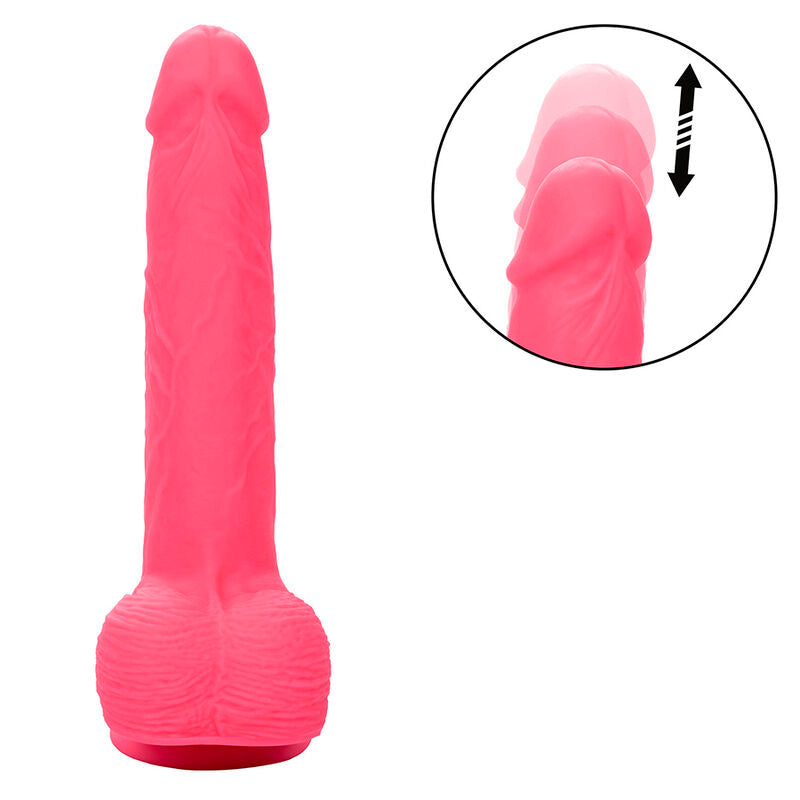 CALEXOTICS - VIBRADOR REALISTA STUDS 10 VIBRACIONES ROSA