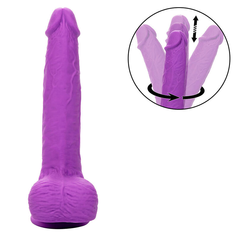 CALEXOTICS - STUDS VIBRADOR RECARGABLE Y GIRATORIO 10 VIBRACIONES MORADO