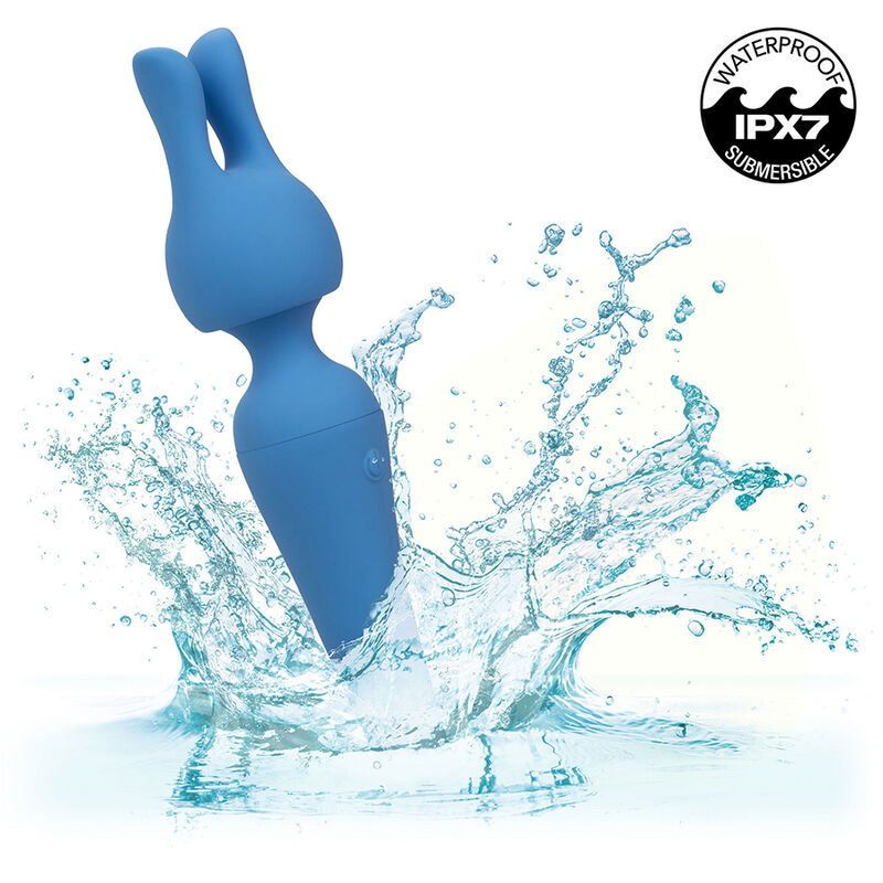 CALEXOTICS - COUTURE KIT VIBRATEUR WAND 10 VIBRATIONS BLUE