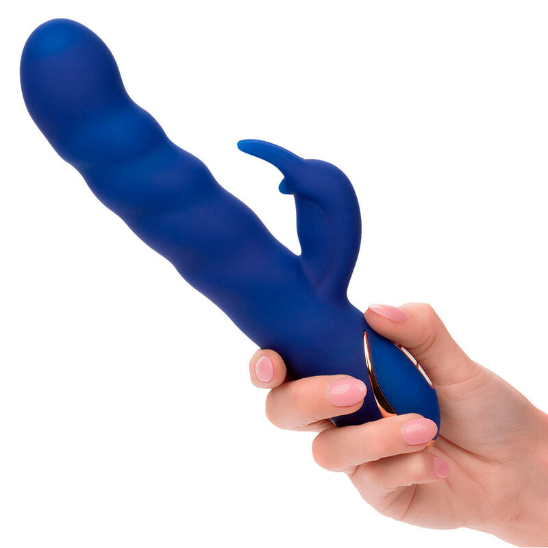 CALEXOTICS - JACK RABBIT VIBRATEUR WAVE MOTION BLUE
