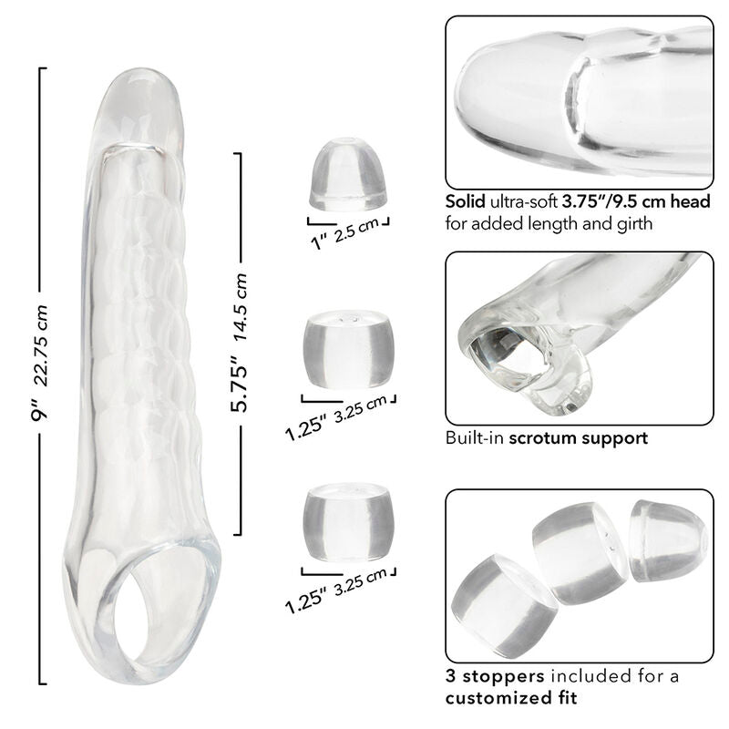 CALEXOTICS - MAXX TRANSPARENT ADJUSTABLE PENIS EXTENSEUR
