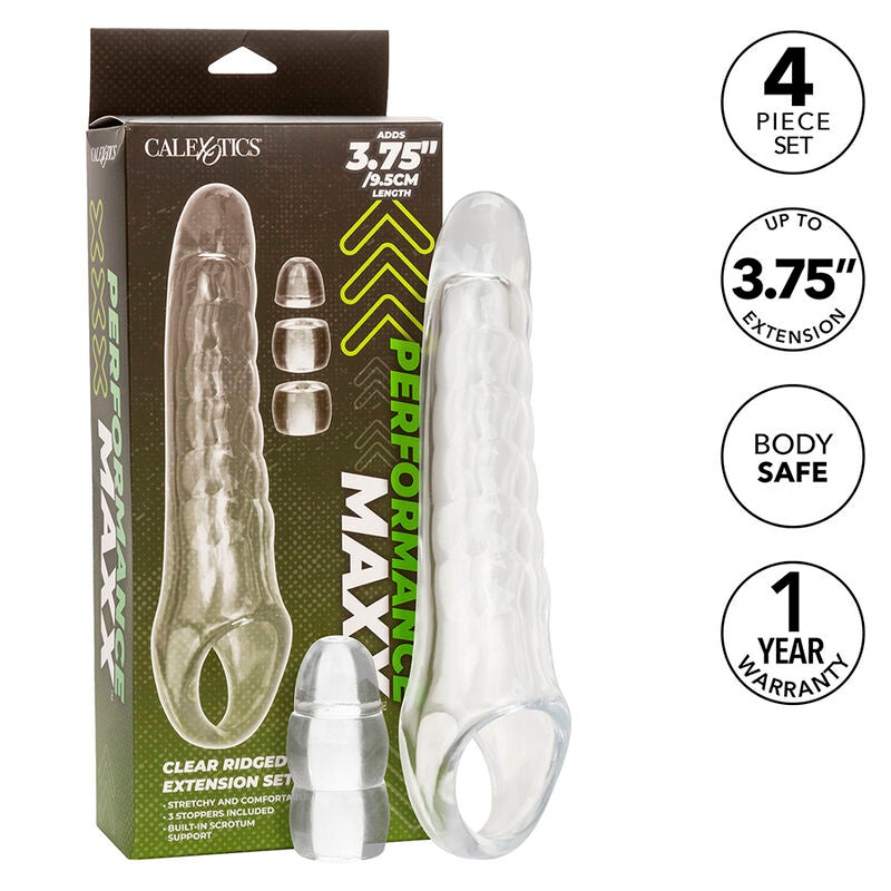 CALEXOTICS - MAXX TRANSPARENT ADJUSTABLE PENIS EXTENSEUR