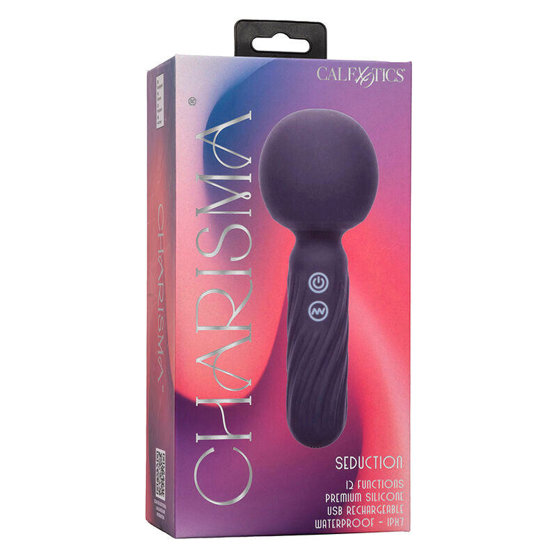 CALEXOTICS - CHARISMA SEDUCTION MASSEUR 12 FONCTIONS 17.75 CM X 6.25 CM VIOLET