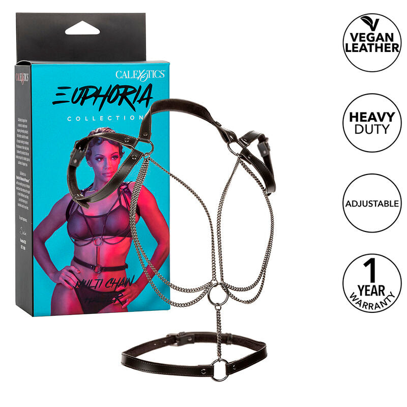 CALEXOTICS - EUPHORIA PREMIUM MULTI-CHAIN HALT HARNESS