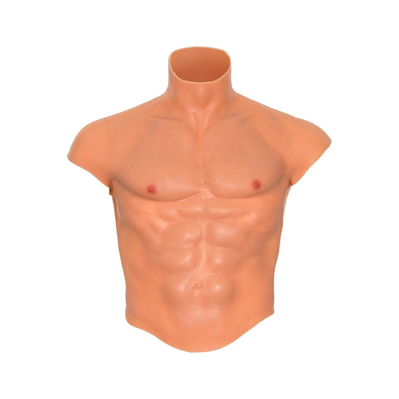 DESEO OCULTO - CAMISA DE TORSO DE SILICONA PARA HOMBRE ALTER EGO CON ABS CARNE