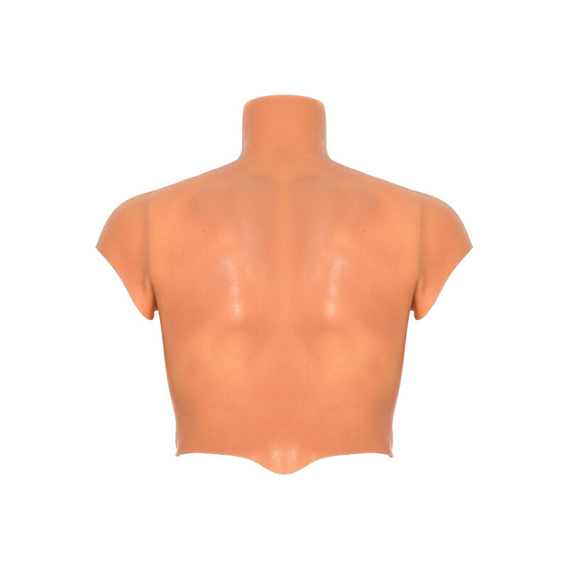 DESEO OCULTO - CAMISA DE TORSO DE SILICONA PARA HOMBRE ALTER EGO CON ABS CARNE