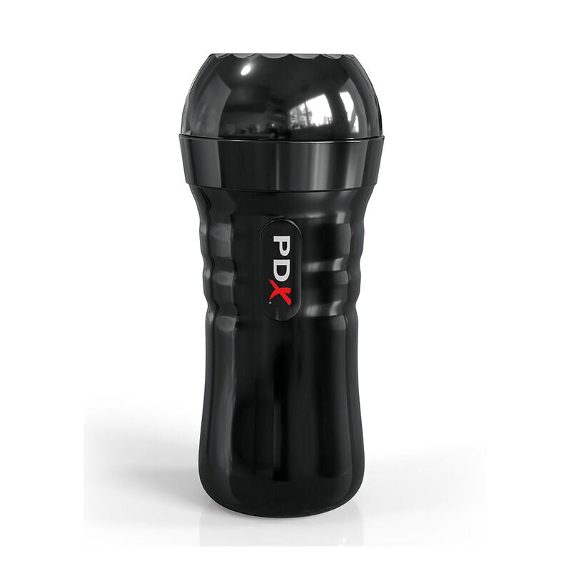 PDX EXTREME - SLIDE & GLIDE TRANSPARENT SELF-LUBRICATING MASTURBATOR