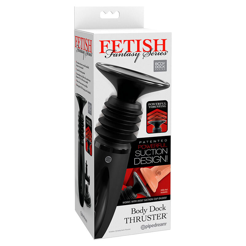 FETISH FANTASY SERIES - BODY DOCK THRUSTER HOLDS DILDOS WITH 7 THRUST MODES BLACK