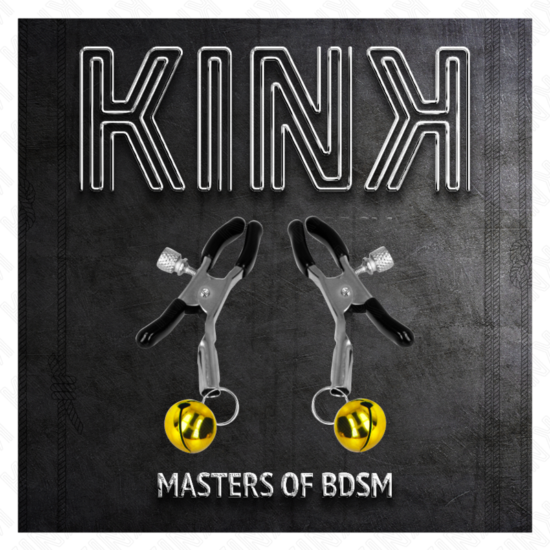 KINK - ABRAZADERA DE METON SIMPLE CAMPANA DORADA 6 CM