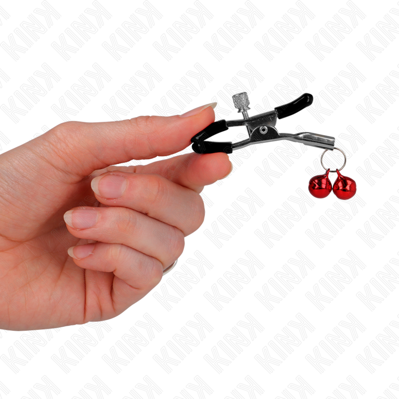 KINK - ABRAZADERA DE METON DOBLE CAMPANA ROJA 6 CM