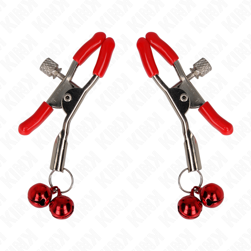 KINK - ABRAZADERA DE METON DOBLE CAMPANA ROJA 6 CM