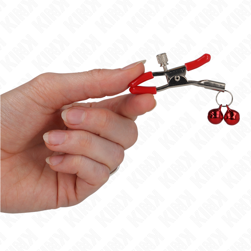 KINK - ABRAZADERA DE METON DOBLE CAMPANA ROJA 6 CM