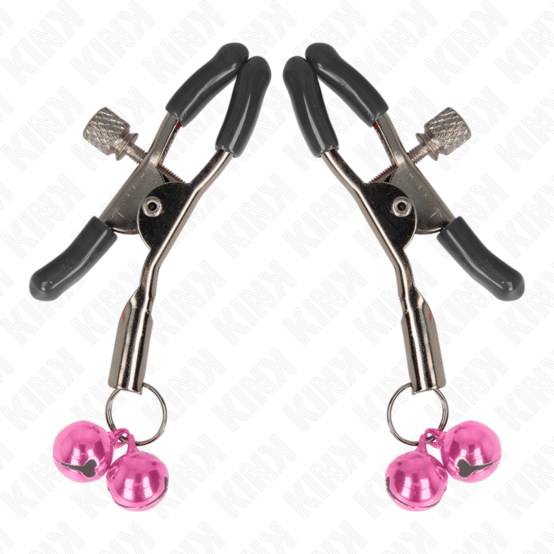 KINK - ABRAZADERA DE METON DOBLE CAMPANA ROSA 6 CM