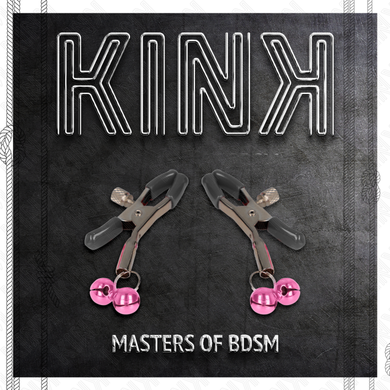 KINK - ABRAZADERA DE METON DOBLE CAMPANA ROSA 6 CM