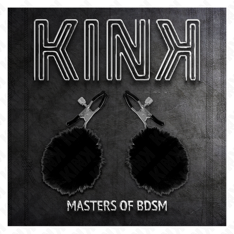 KINK - ABRAZADERA DE METON DE BOLA DE PIEL SINTÉTICA NEGRA 6 CM