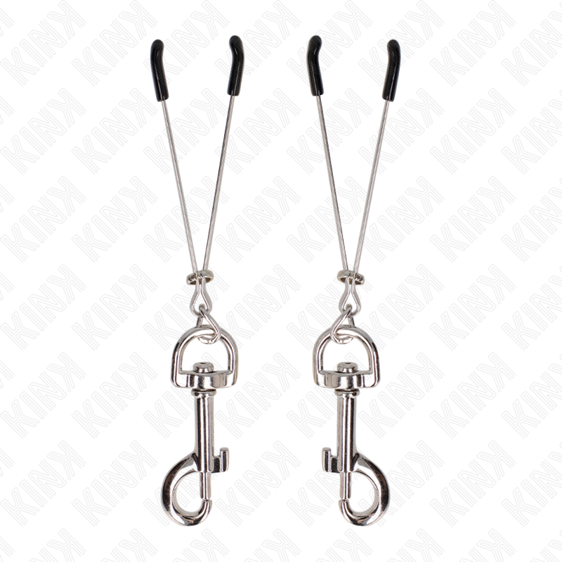 KINK - ABRAZADERA METON GANCHO DE PLATA FINA 7 CM