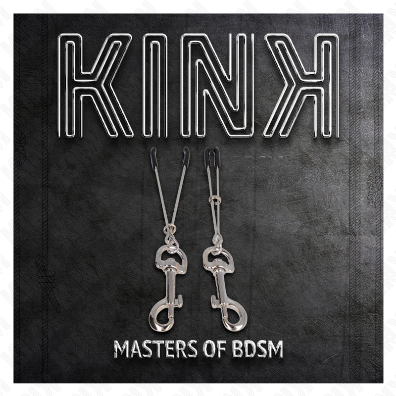 KINK - ABRAZADERA METON GANCHO DE PLATA FINA 7 CM