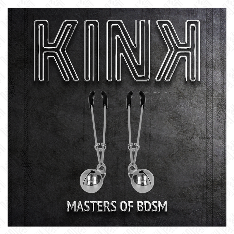 KINK - CLIPS FINOS PARA TELÉFONO CAMPANA PLATEADA 7 CM