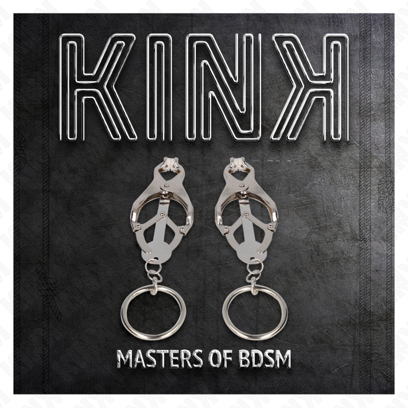 KINK - CLIPS PARA TELÉFONO DE PLATA CON ANILLA TÓRICA DE TRÉBOL JAPONÉS
