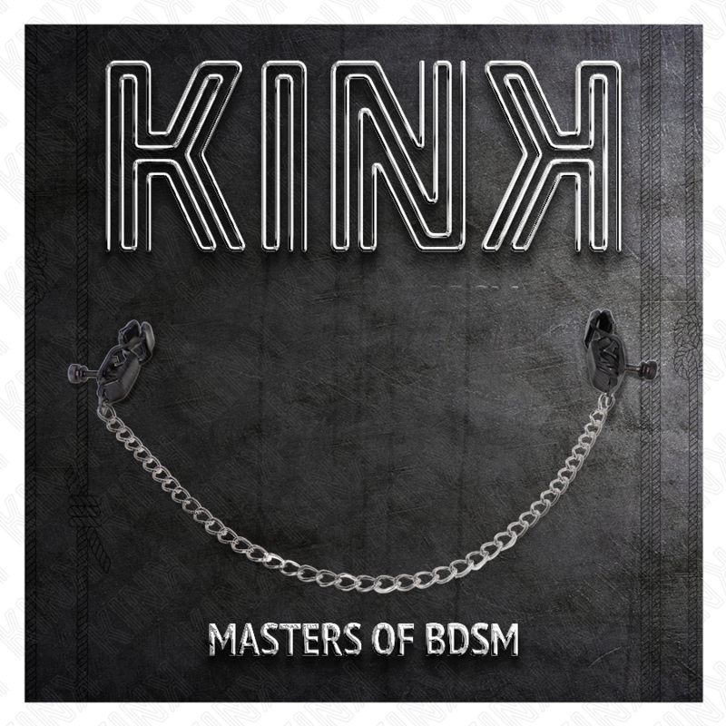 KINK - ABRAZADERAS TAMELON DE CADENA PLANA DE PLATA DE 30 CM