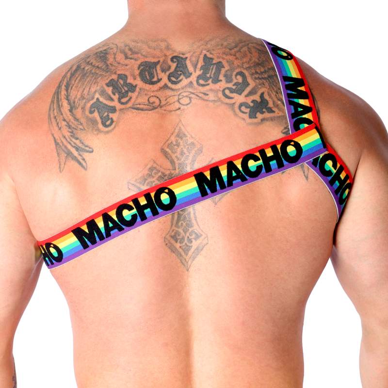 MALE - YELLOW ROMAN HARNESS S/M