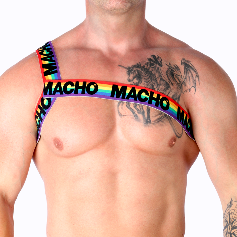 MALE - YELLOW ROMAN HARNESS S/M
