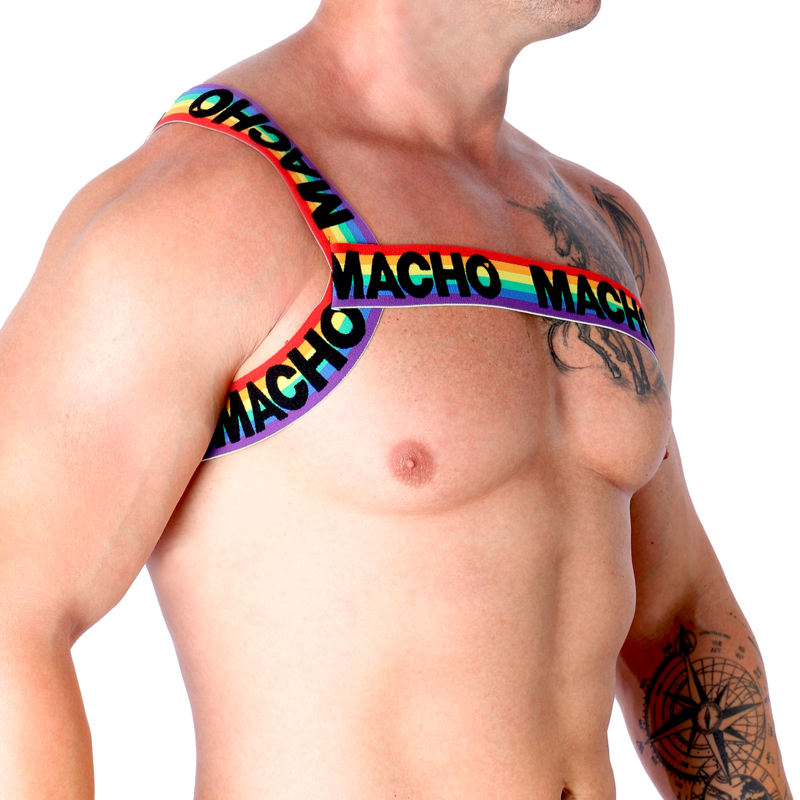 MALE - YELLOW ROMAN HARNESS S/M