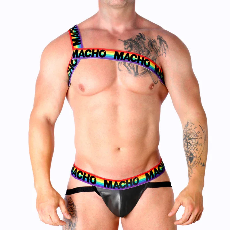 Macho Harnais Romain Pride L/XL