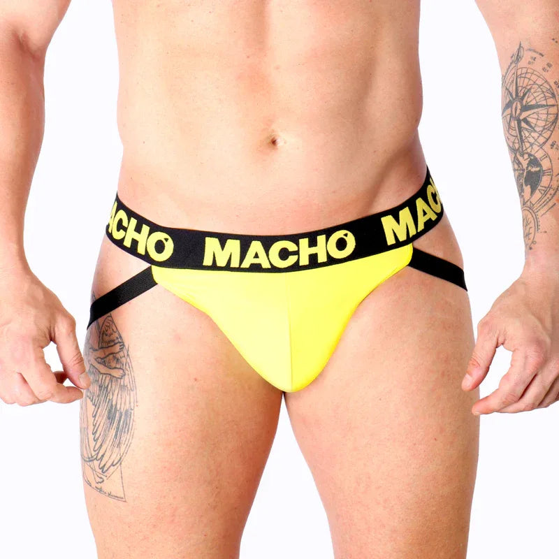 Macho Mx25a Jock Lycra Jaune XL