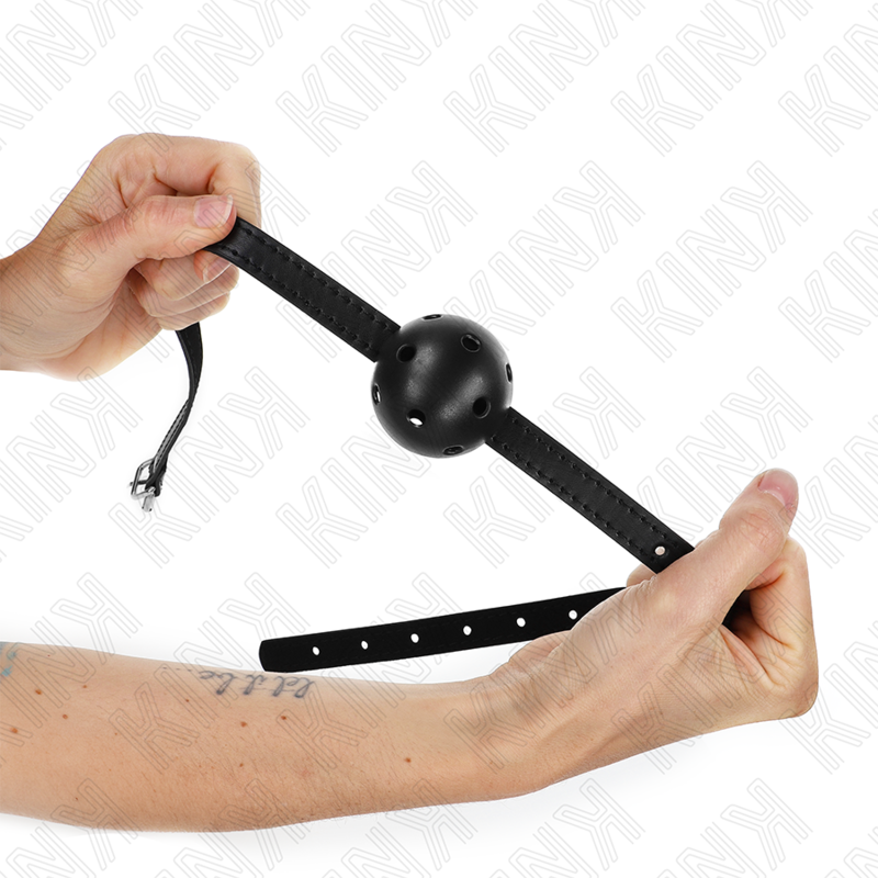 KINK - SIMPLICITY BLACK BREATHABLE BALL 4.5 CM BAG 62 x 1.5 CM