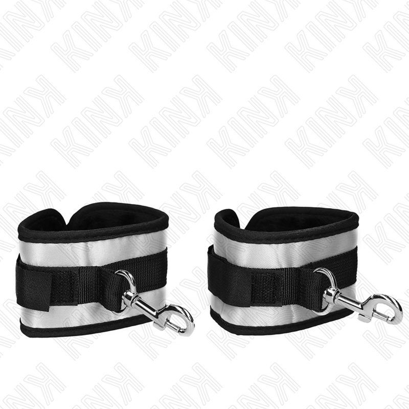 KINK - POIGNETS IN GRAY NÉOPRÈNE 23 X 5 CM